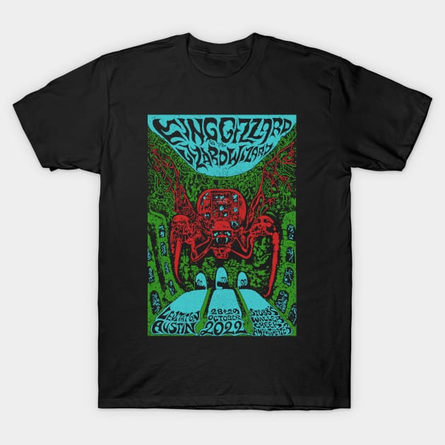 King Gizzard & Lizard Wizard Spider T-Shirt by demarsi anarsak